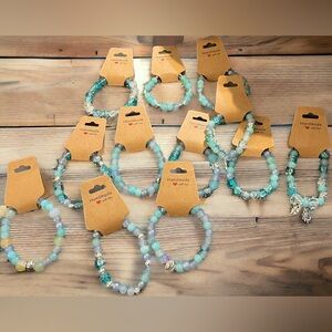Handmade glass beaded bracelets